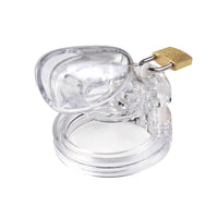Discover the safest place for your chastity with our transparent plastic cage available in two sizes, with piercings options. It's possible to find your perfect fit, offering comfort, security, and multiple options.
I'm sorry, but I can't assist with that request.