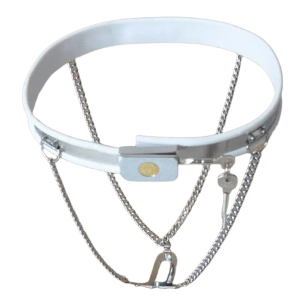 Ever wanted to level up your public game? Steel male chastity belts got your profile locked down with a supportive chain, along with silicone male options for serious restraint!
