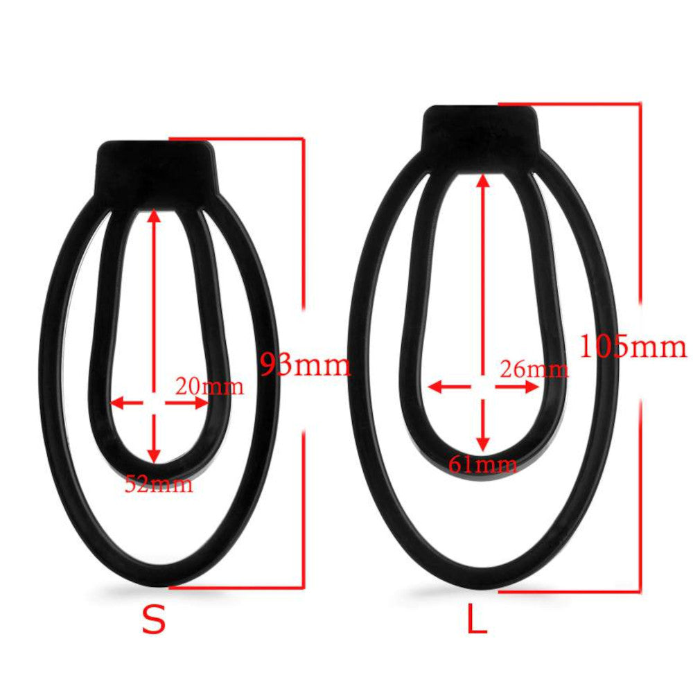 Say goodbye to fighting with messy pissing and urethra discomfort! The FuFu Resin Chastity Training Clip turns rage into delight by shaping your genitals into a feminine form, making pee problems a thing of the past.