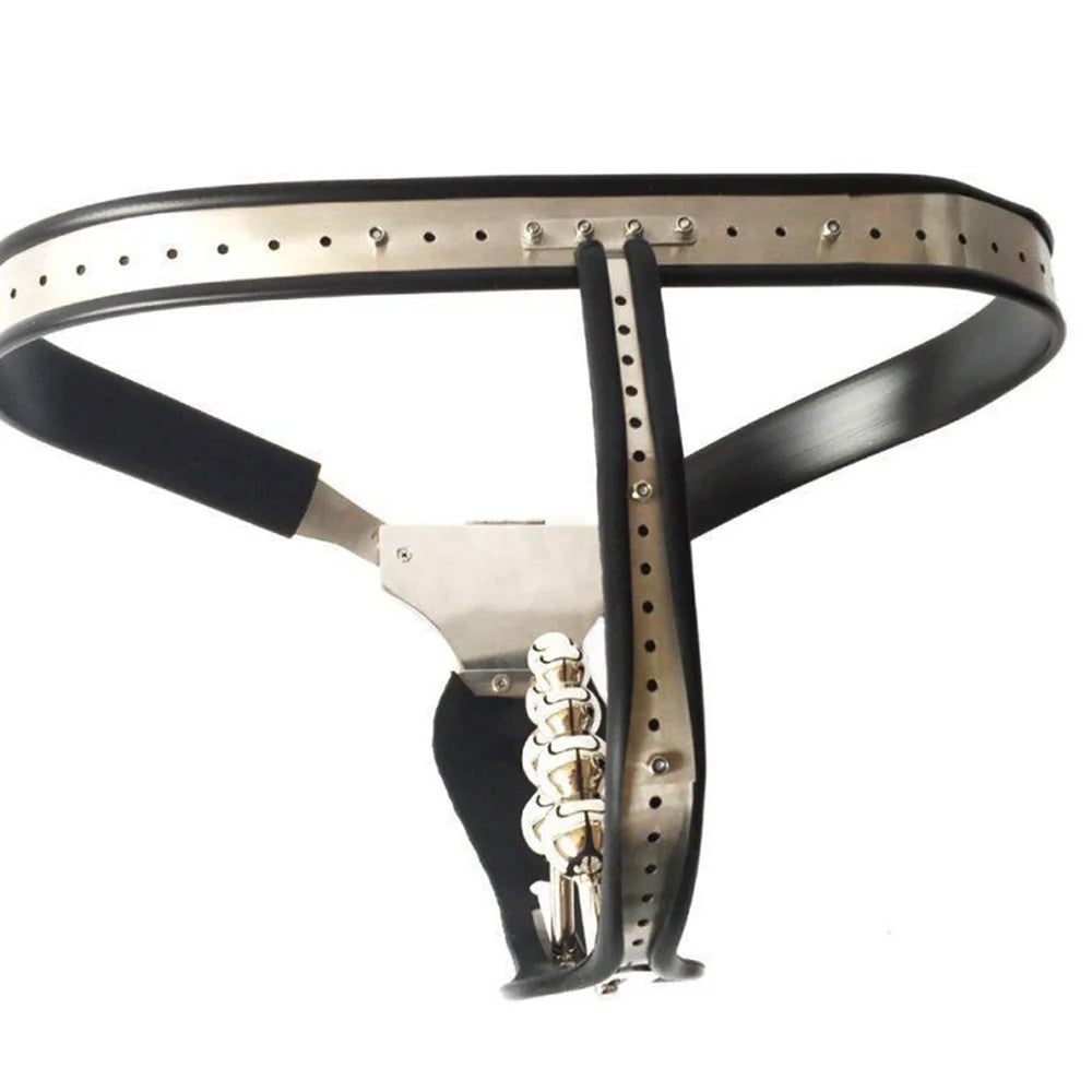 Embrace worship and control with our Delicious Double Penetration Female Chastity Belt. Featuring optional plugs for pegging, enhance your frequency of intimate cunnilingus exploration and redefine penetration pleasure.