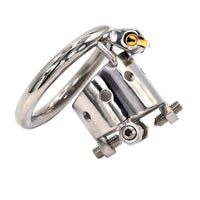 Introducing the Guillotine steel an extremely secure stainless steel designed to keep your man in line. Carefully crafted to prevent any dangerous experiments in self-pleasure, it puts control in your hands.