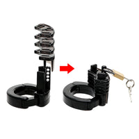 Experience total control with the Instigator shock device. The internal locking screw offers discreet security, while the electric shock cable adds thrilling sensations, even during airport travel. Perfect for keyholders!