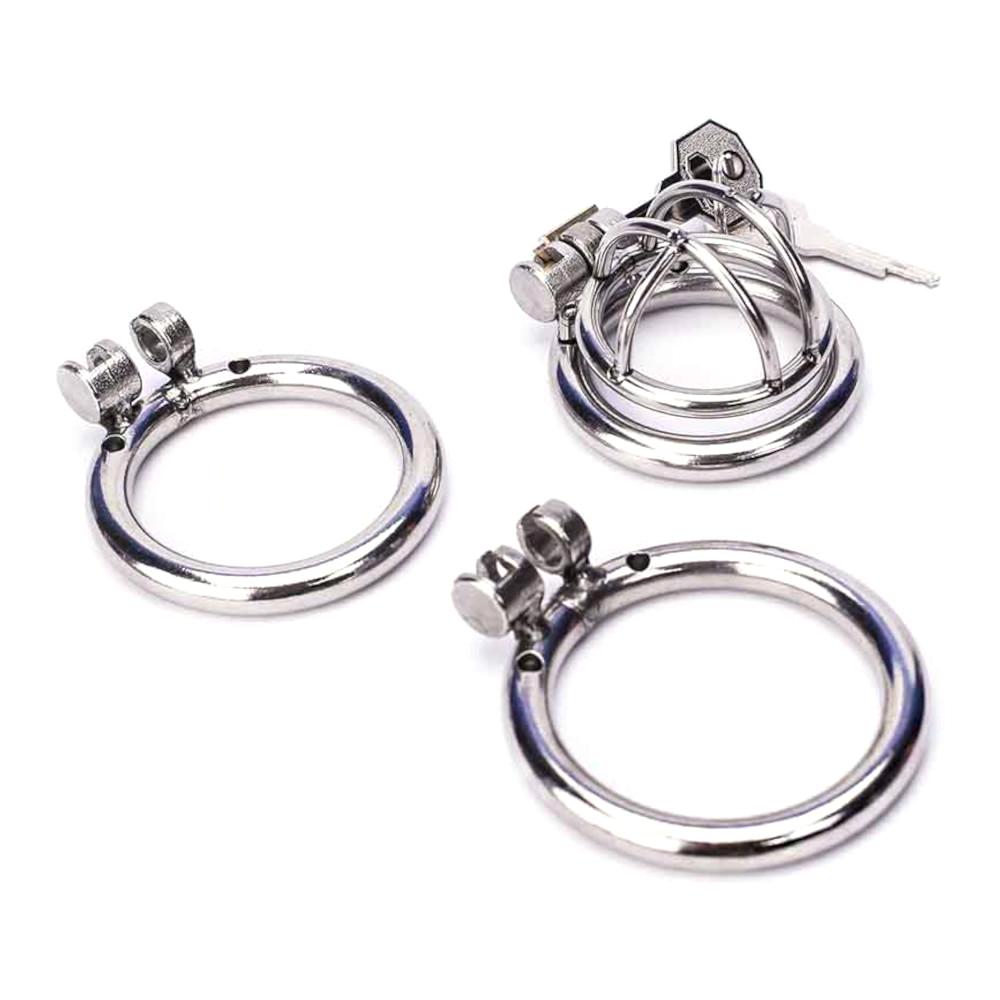 The stainless steel Submission Wrangler offers a snug, secure fit without the irritation of rubber. Ideal for the uncircumcised, its helmet-like design turns shame into empowerment.