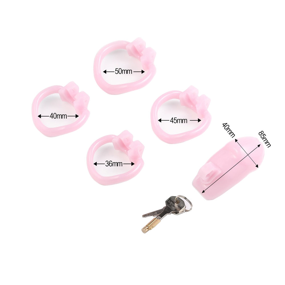 Introducing the Resin Holy Trainer device V2 ideal for large Chastity. Crafted from biosourced resin, it's smooth and molded for comfort. Adjustable parts ensure a perfect fit. Includes tags for discreet labeling.