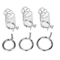 The Chicken cage combines robust stainless steel with cutting-edge tech: control locks via app, Bluetooth, or WiFi, enabling secure timed release. Elevate your chastity journey effortlessly!