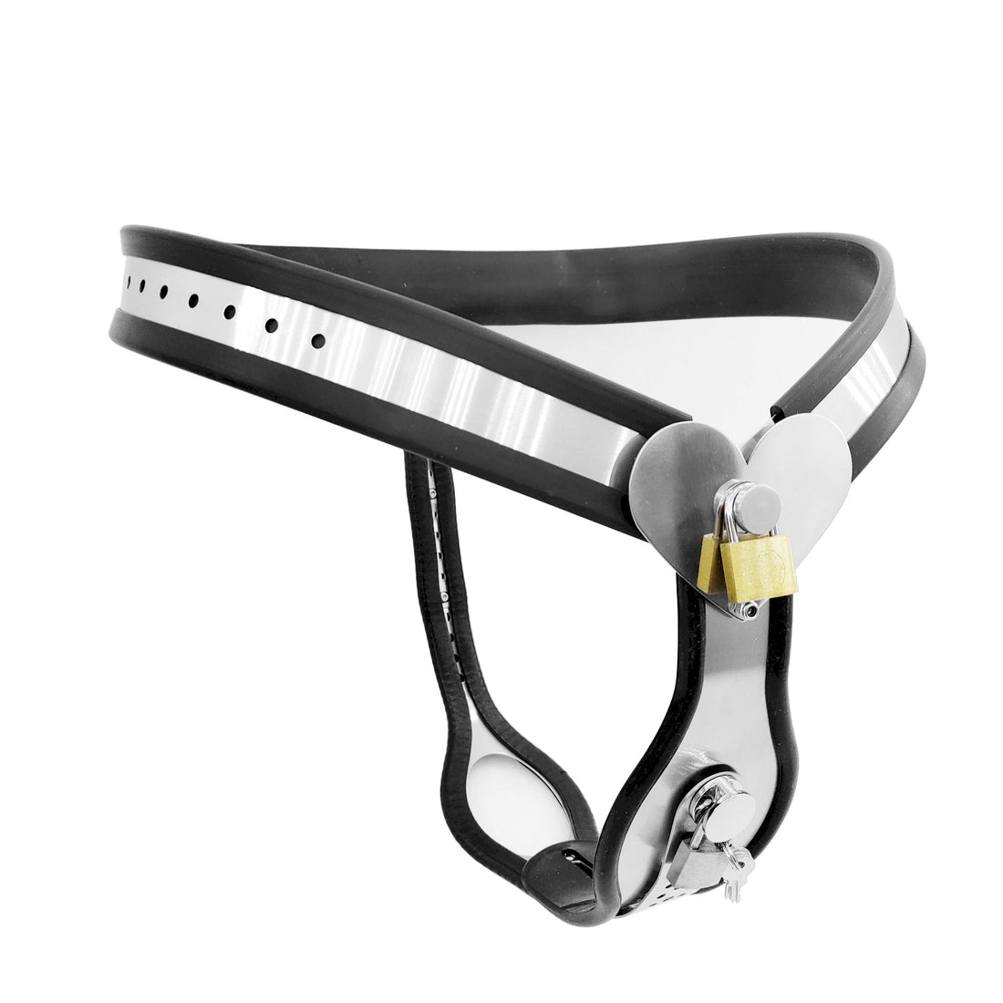 Embark on a journey of submission with the Permanent Female Chastity Belt. This stainless steel marvel, a gadget disguised beneath your shirt, acts like a steadfast soldier, offering discreet control. Featuring a dual-lock system, it brings unmatched security while its silicone lining ensures comfort for long wear. Restrained yet stylish, this buddy is your ticket to a world of thrilling possibilities, enhancing dynamics in BDSM play.