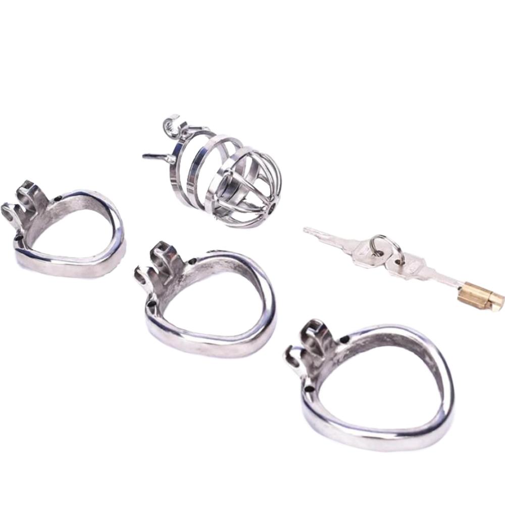 Indulge in ultimate control with our curved dick cage sound. This male chastity device features adjustable cock base rings and a catheter male insert for heightened sensations. The cuff securely slips on, keeping your ball snug and ensuring no unwanted slips. Experience comfort and restraint like never before.