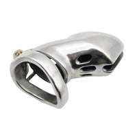 Explore long-term Chastity with our metal device, enforcing orgasm denial and control over sexual urges. Its weighty build offers a permanent reminder of submission.