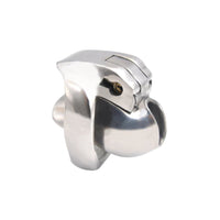 Unlock new levels of submission with this short metal device. Made from unforgiving stainless steel, it's perfect for small male anatomy, offering styles of control akin to a jail.