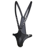 Experience a quick transformation in your BDSM play with our Leather Stud Chastity Belt. This stylish accessory, with its studded pattern, is an excellent example of control without delay, offering an increase in dominance and allure.