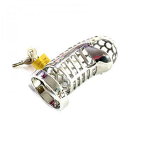 Unlock new frontiers of BDSM pleasure with our cock steel, featuring a spike dick for thrilling denial. Built for stability, each detail points to your extremely secure submission.
