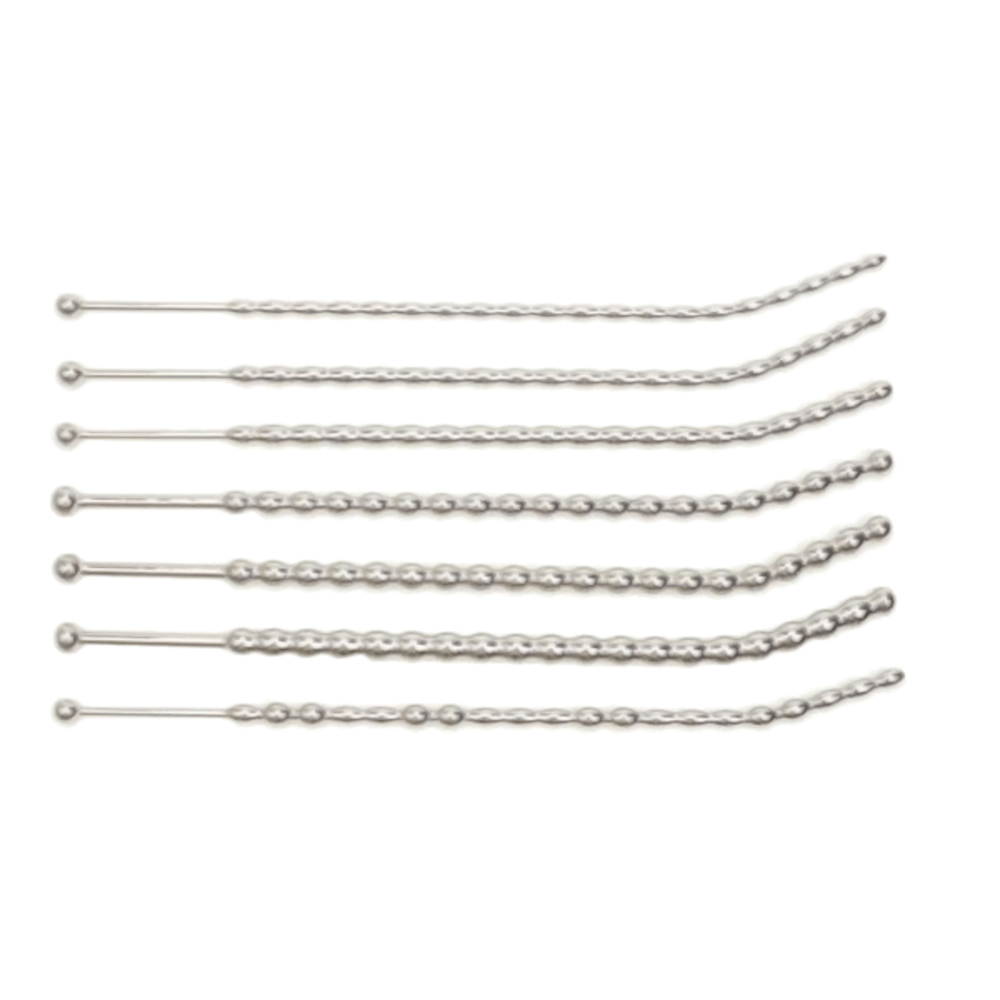 Experience enhanced stimulation with this steel chastity cages and sound penis tool. Designed for enhancing your erotic adventures, this healthy beaded device will elevate your pleasure to new heights.
