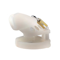 Embrace control with our breathable silicone sissy cock cage. Its riveted design is easy to wear and compatible with electroshock play. Discreet mail delivery ensures your privacy.