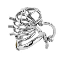 Discover the ultimate in submissive control with our narrow, stainless steel cage designed to push your limits. This comfy device features spiked screws for added intensity, aligning pleasure with pain. Crafted without rubber, it ensures durability and hygiene. Buy now for discreet shipping and elevate your BDSM journey.