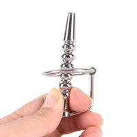 Discover unique pleasure with our Beaded Steel Sounding Plug a penis plug chastity device that offers thrilling sensations. This sounding device allows you to explore the origin of new delights, making boredom your enemy.