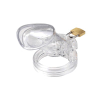 Experience strict control and heightened intimacy with our transparent chastity cage. Designed to serve your desires, it empowers feminine expression while ensuring your boyfriend won't miss a moment of anticipation.