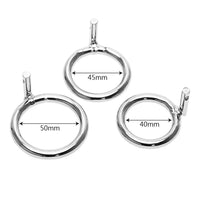 Upgrade your chastity device with extra comfort and escape the rusty ring jail. Our spiral of sizes ensures a perfect fit, combining durable metal for lasting security and enhanced sensations.