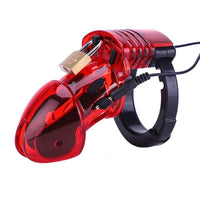 Set your sub's limits to the max with this electrifying chastity cage! Adjustable timer and intensity settings offer extended play, perfect for those ready to submit to thrilling CBT. Crafted from medical-grade materials for safe, exhilarating experiences.