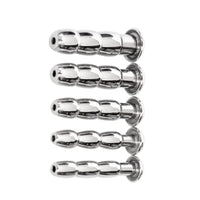 Explore xtreme sensations with our short stainless steel penis plug, perfect for urethra male chastity. Its hollow, ribbed design ensures intense pleasure, fluid flow, and easy removal.