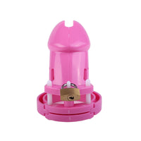 Experience ultimate control with The Pink Blushing Bride cock cage the smallest, fully enclosed plastic cage that makes touch impossible. Extremely comfortable, it keeps you aroused yet in sweet frustration, transforming weird desires into thrilling experiences.