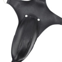 Secure your desires with the Leather Stud Chastity Belt. Its screw-in, removable pouch keeps everything safely in place. Adjustable straps ensure comfort, and it's perfect for parties or airport travel get screwed safely and stylishly.