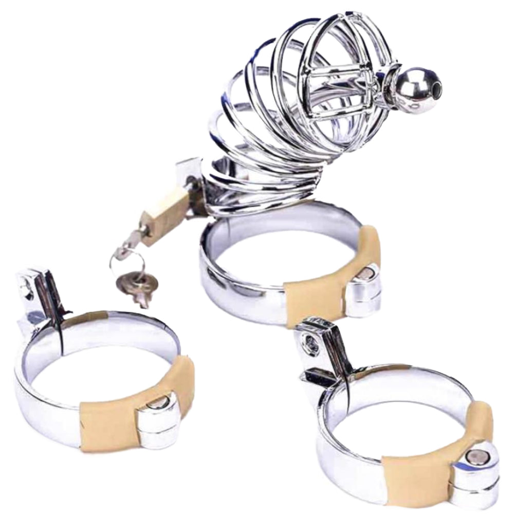 Designed for the dominant partner seeking control over their submissive, this masculine cage curbs his alpha urges. Embrace both feminine and masculine energies for enhanced intimacy.