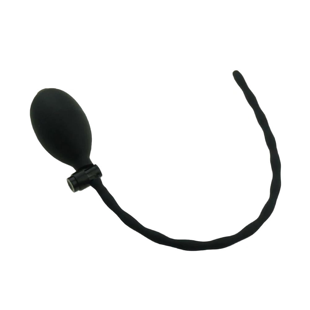 Experience deeper pleasure with our Inflatable Silicone Urethral Sound a custom-designed silicone male chastity device perfect for urethral chastity enthusiasts. This beady insert smoothly inserts into the urethra, inflating to your desire without the need for catheters.