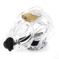 Experience ultimate control with our silicone male dick cage electro an internal electro-stim device secured with a padlock. Invert your routine and keep pleasure in line. Designed for comfort, even for the turtle type, this silicone male cage reinvents restraint.