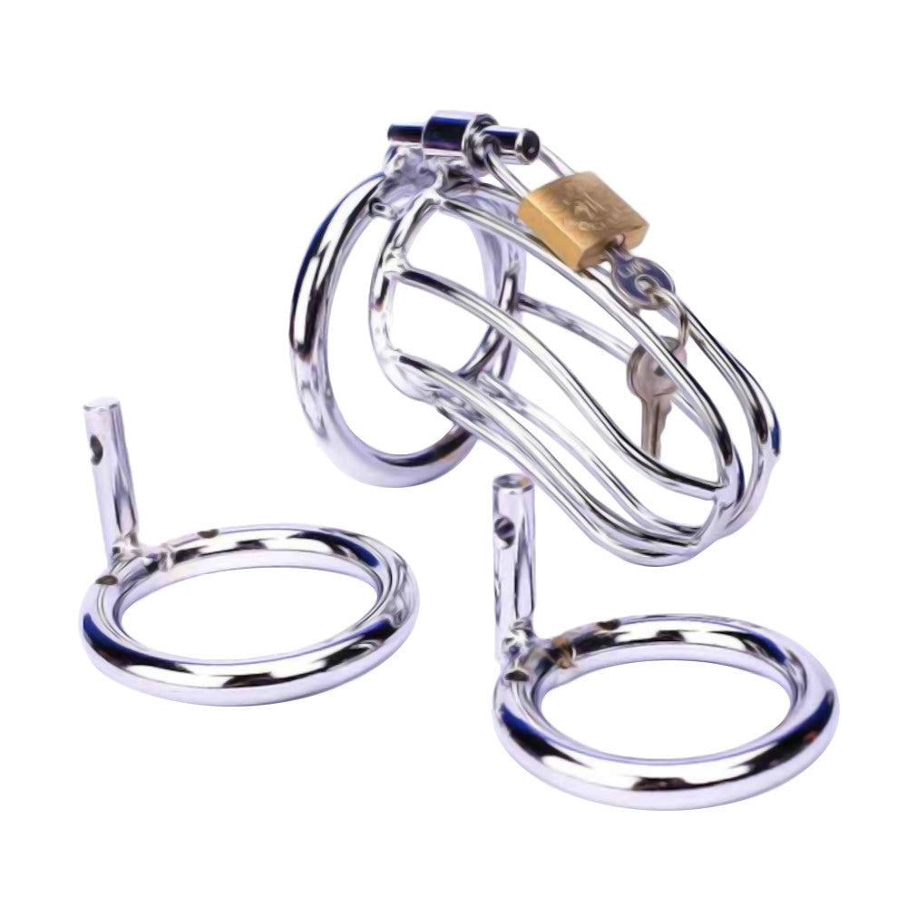 Don't miss the chance to turn your boy into the perfect pet with our sleek chastity abstinence kit. Its sneaky, spider-inspired design ensures security and devotion like never before.