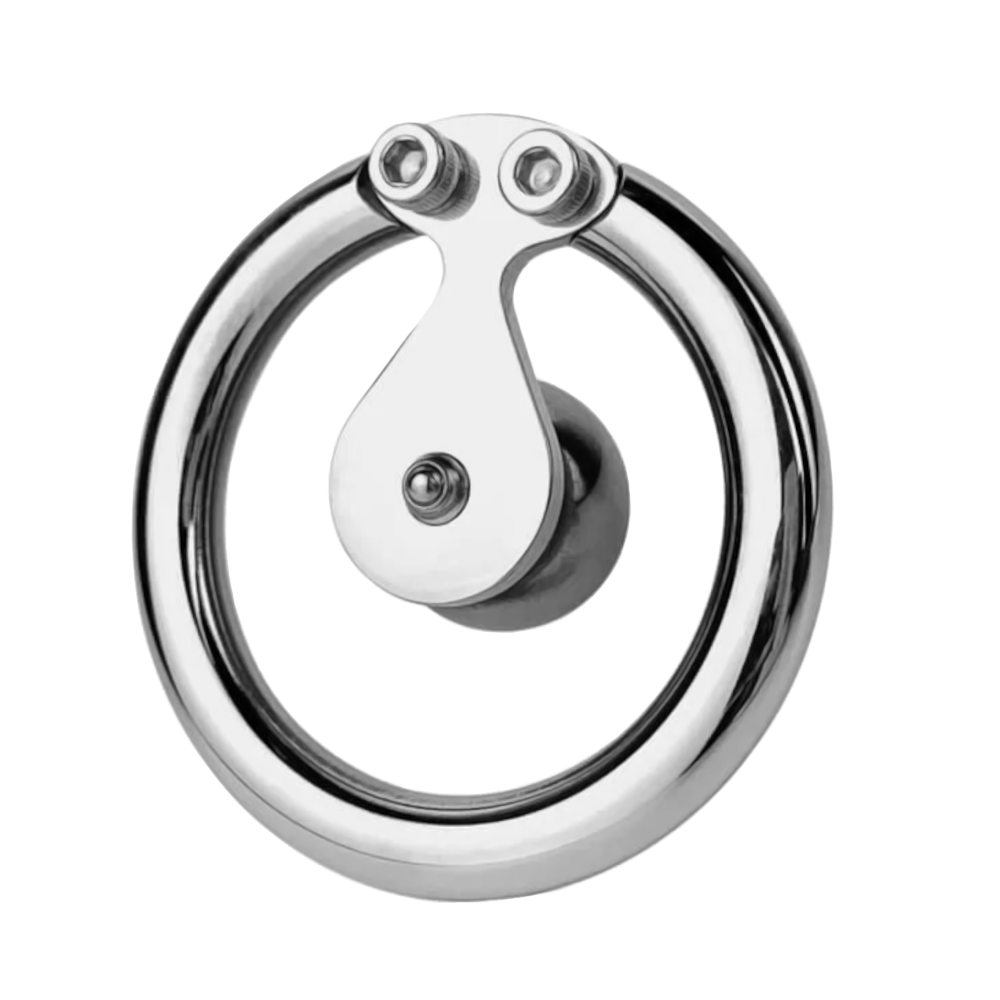 Introducing our small device stainless steel crafted from unbreakable surgical-grade chrome, it's both strong and discreet. As seen in the photo, this sleek design offers ultimate comfort and control.