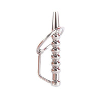 Experience intense pleasure with our beaded steel sounding cock plug. Perfect for the submissive sissy in chastity, this sadistic accessory fits your sissy chastity cage, offering side effects you'll crave.