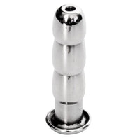 Dive into urethral chastity with our ribbed stainless plug. Offering comfortable use, even for smaller openings, it guarantees a full sensation, addressing testical concerns effortlessly.