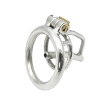 Discover the Urethra Dick cage a sound device featuring a urethral rod and penis ring for ultimate control. Let your partner's lips kiss and lick as desires lap at restraint. Experience the thrill of kissing temptation goodbye.
