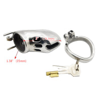 Crafted from stainless chastity steel, this cock cage ensures your sub's focus. At every close party, the law of submission starts the conversation, sealing your dynamic.