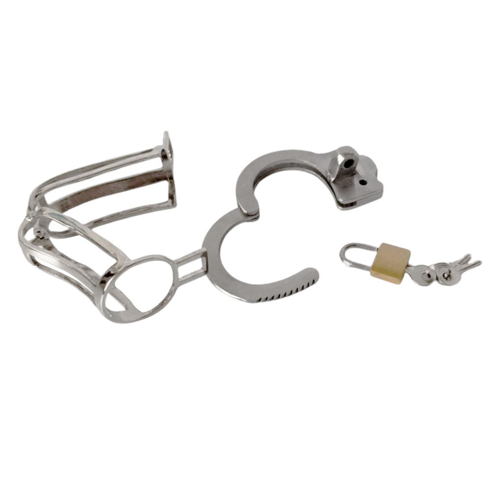 Elevate your intimate play with our Adjustable Personal Prison Metal device. Ideal for cuckold couples and lovers exploring new boundaries, this cage suits both virgins and those dating in dominance.