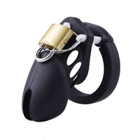 Silicone cock cage awakens sissy fantasies. Hypoallergenic, it ensures skin won't react adversely, securing the truth of longing. A gentle reminder of submission awaits in vibrant colors.
