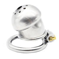 Experience ultimate control and heightened intimacy with this small cage. Its solid ring and full tube keep you securely locked, while your hand longs to tease and lick. As dripping desire builds, every denied touch intensifies your yearning, making your clit ache and leaving you dripped with anticipation. Embrace the thrilling denial and transform your experiences.