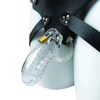 Trap penis in this cursed Chastity belt, designed to prevent normal arousal and control burning desires. Even in cold conditions, its ergonomic design ensures comfort without restricting blood flow.
