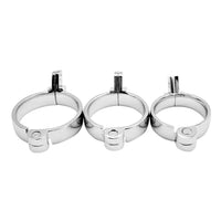 Discover the ultimate in chastity with our flat chastity cage. Designed for discretion, it includes a large set of rings with caps for customizable comfort. Reverse the usual discomfort with ergonomic models, as versatile tags allow for easy swaps, ensuring a snug fit for every scenario.