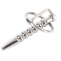 Started craving new thrills? Our stainless steel chastity cage alternative is the Beaded Steel Sounding Plug. Made of metal, it slides into your urethra, slipping and sliding to bring pleasure beyond the pussy.