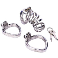 Experience ultimate control with our short male chastity urethra cage. Designed to fit comfortably under clothing even at a wedding it prevents slipping or slips. Includes catheter male accessory for intensified sensation.