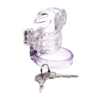 Embrace denial with the Hera cage, blending smooth biosourced resin for ultimate comfort. Its wide range of ring sizes ensures a snug fit, even for the smallest penis, elevating your chastity play.