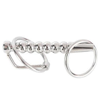 Experience an amazing new level of pleasure with this steel chastity cage featuring a sounding cock plug. Your hubby will go mad with anticipation as the beaded design teases and pleases. The intense sensations won't be ended until you decide, making it a brutal yet thrilling adventure for both of you.