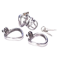 Spiral-style stainless steel cage eliminates problems like chafe, pinch, and blood flow issues. Enjoy secure, injury-free play with the perfect size fit, enhancing submission sensation.