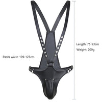 Leather Stud Chastity Belt for enhancing intimate games and asserting dominance.