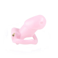 Transform into your feminine persona with this feminization male device. Its custom dimensions, secure screw, and key system make it perfect for starter sissies seeking a snug fit.