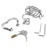 Experience ultimate domination with the Cock Asylum Metal device. Its curved design offers comfortable restraint, balancing between pleasure and pain. Adjustable screws provide pinching without chafing, enhancing your play.
