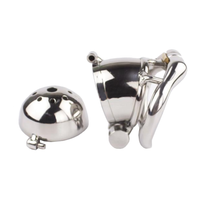 Designed for the short male who can't resist temptation, our stainless steel cock cage is the best way to stay safely secured. Be forever horny and enhance your intimate experiences.
