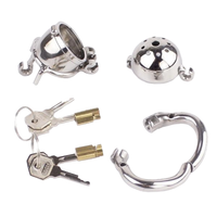 Experience xtreme control and heightened pleasure with our stainless device a steel cock cage featuring multiple ventilation holes for comfort. This secure design slaps temptation in the face, while double locks punch up security, ensuring ultimate restraint.