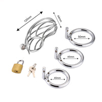 Start your journey to full self-control with our steel chastity cage. Schedule your extended lockdown and embrace prolonged pleasure, preventing over-indulgence.